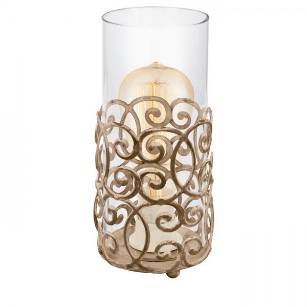 Asztali lámpa E27 60W barna CARDIGAN