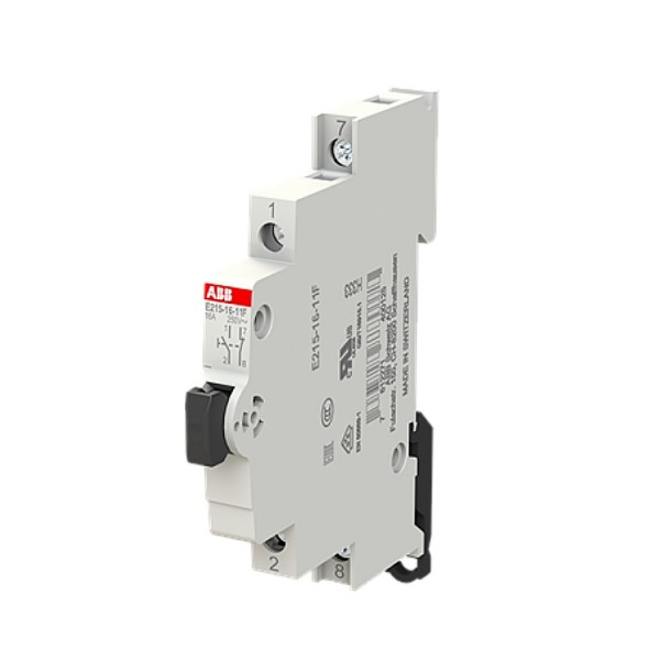 Nyomógomb TS35 16A 1Z-1NY 1/2M fekete