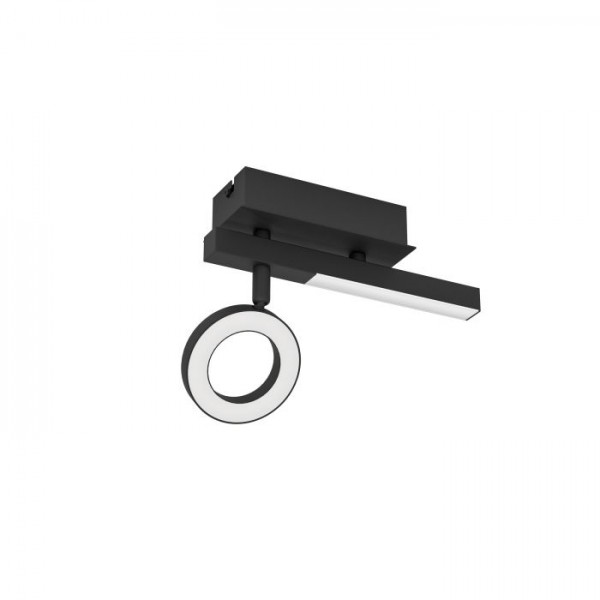 Lámpatest LED 3,2W 2,2W fekete CARDILLIO