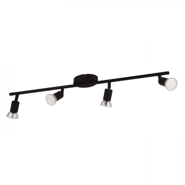 Lámpatest GU10 2,8Wx4 fekete BUZZ-LED