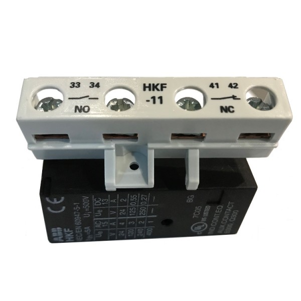 Segédérintkező motorvédőre(MS225/325)mel