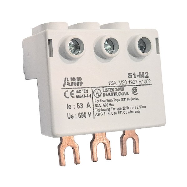 Betáp blokk MS116-hoz 63A