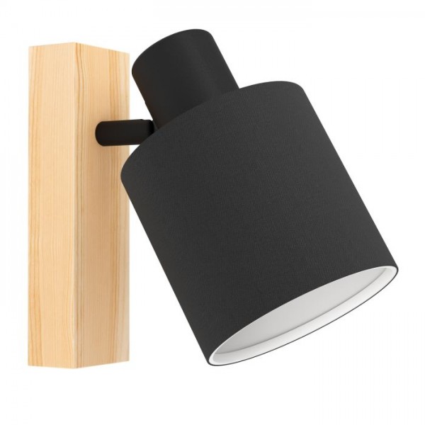 Lámpatest E27 10W fekete BATALLAS