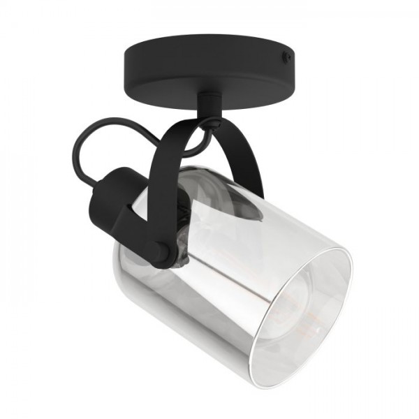 Lámpatest E27 28W fekete BERREGAS