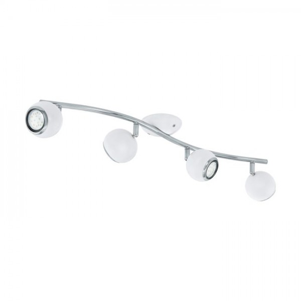 Lámpatest GU10 3Wx4 fehér BIMEDA