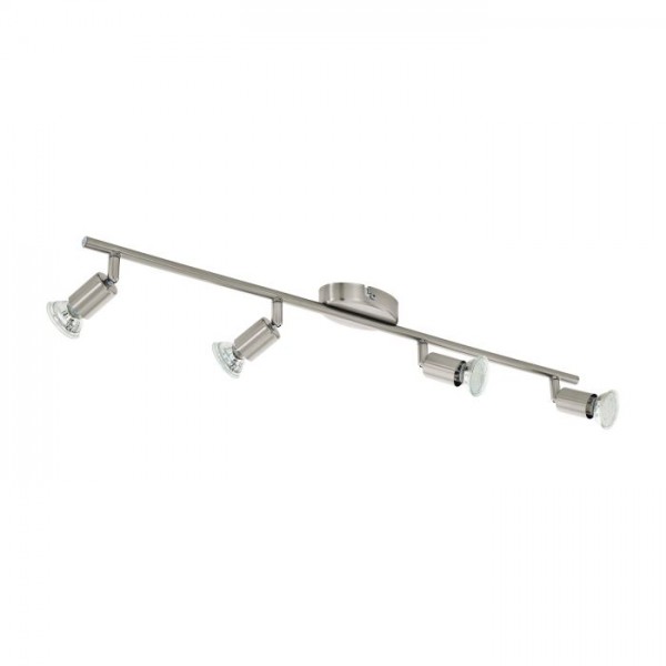 Lámpatest GU10 3Wx4 matt nikkel BUZZ-LED