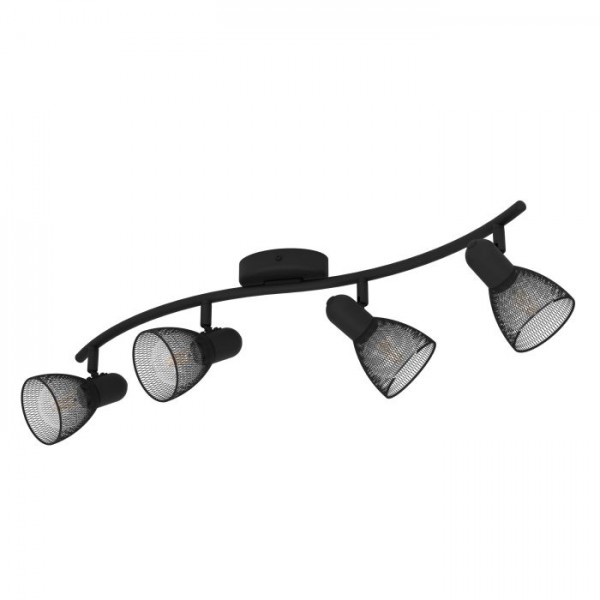 Lámpatest E14 40Wx4 fekete CAROVIGNO