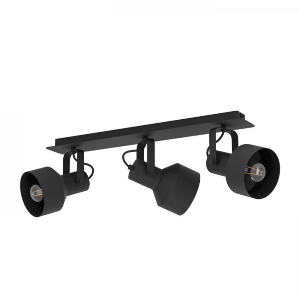 Lámpatest E27 28Wx3 fekete CASIBARE