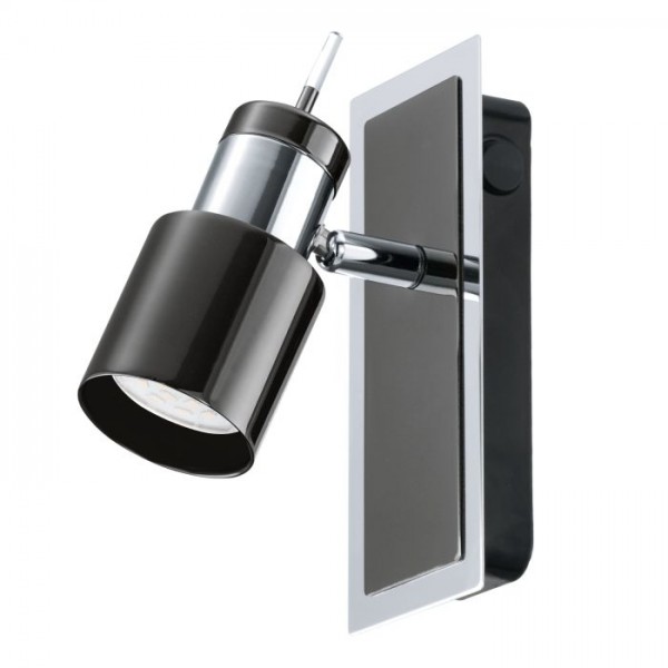 Lámpatest GU10 5W fekete DAVIDA 1