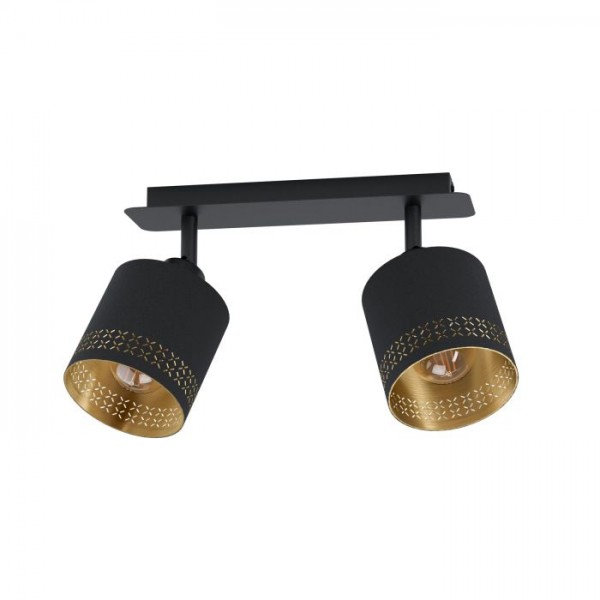 Lámpatest E27 28Wx2 fekete ESTEPERRA 2