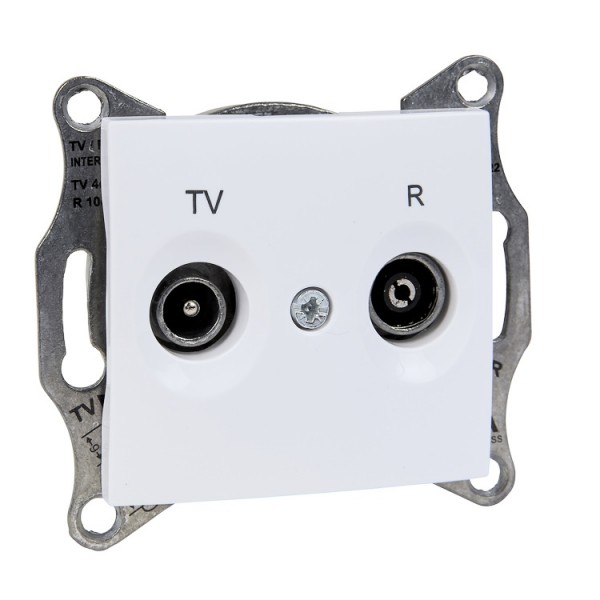 Dugalj s TV-RD végzáró fehér 1dB