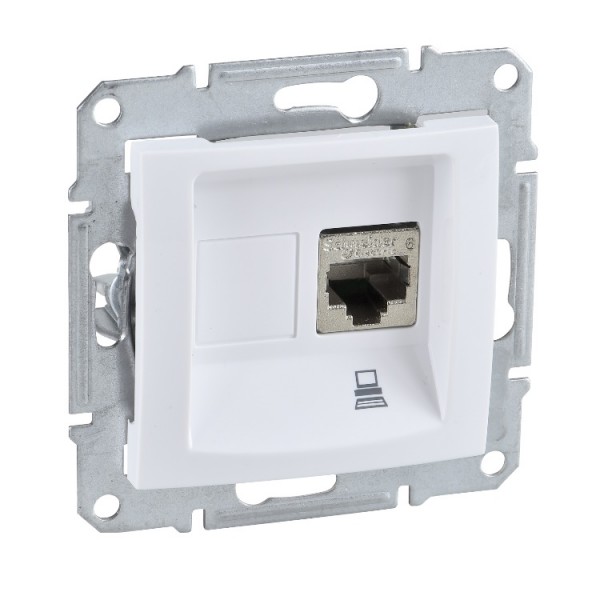 Dugalj s RJ45 STP CAT6 fehér