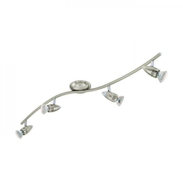 Lámpatest GU10 3Wx4 matt nikkel MAGNUM