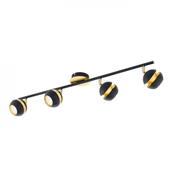 Lámpatest GU10 3Wx4 fekete NOCITO LED