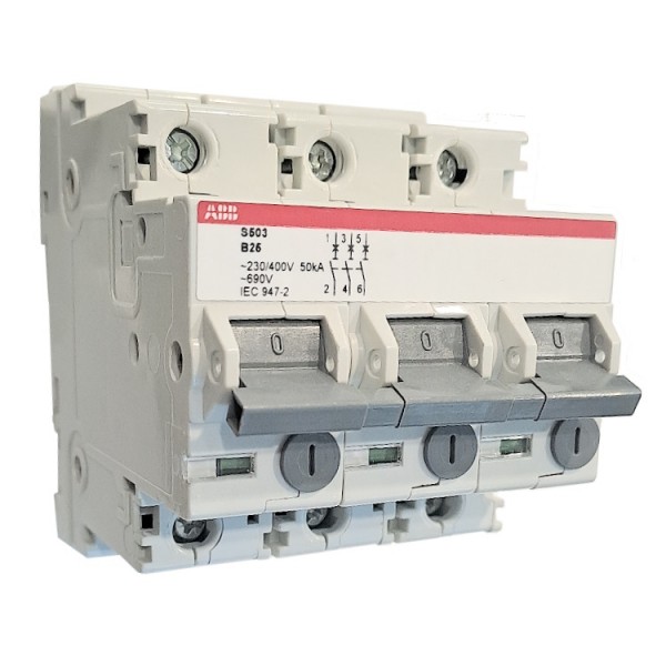 Kismegszakító 3B 25A 50kA (motorvédő)