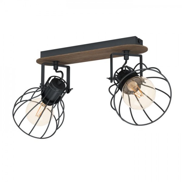 Lámpatest E27 40Wx2 barna SAMBATELLO