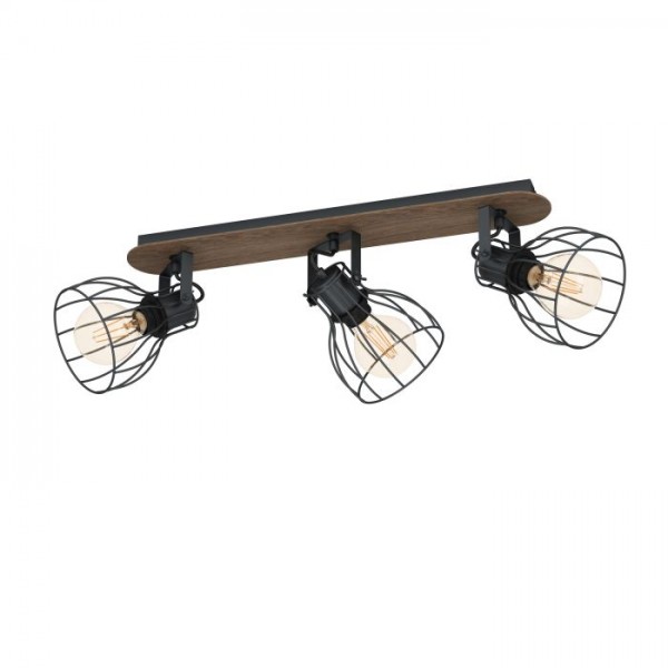 Lámpatest E27 40Wx3 barna SAMBATELLO