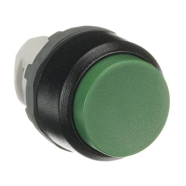 Nyomógombfej 22mm zöld magas