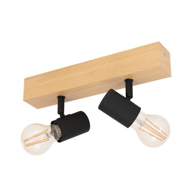 Lámpatest E27 60Wx2 fekete TOWNSHEND 3