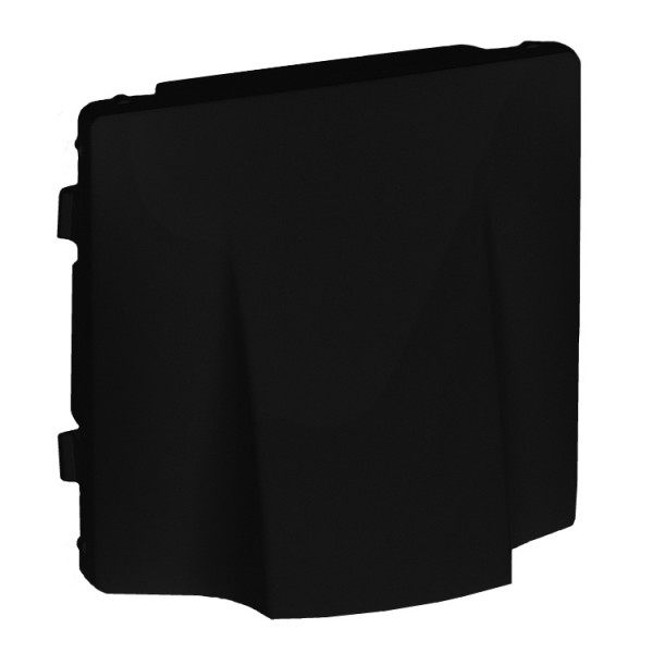 Kábelkivezető fedlap fekete