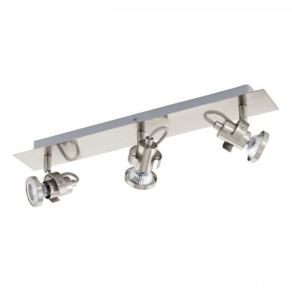 Lámpatest GU10 3Wx3 matt nikkel TUKON 3