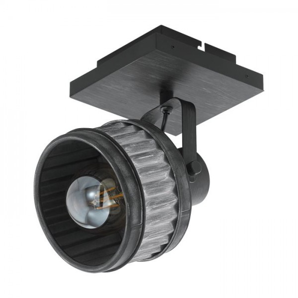 Lámpatest E27 28W szürke TURROCK