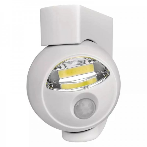 Mozgásérzékelős lámpa 3xAA COB LED