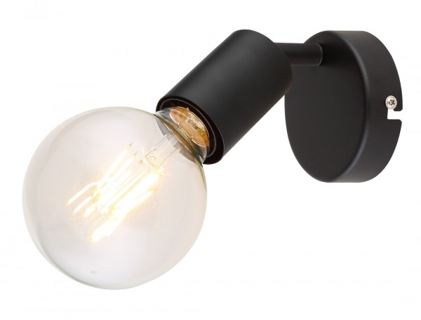 Lámpatest E27 40W fekete LAMAR