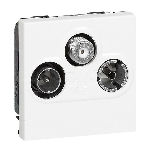 Dugalj s TV-RD-SAT végzáró 1,5dB fehér