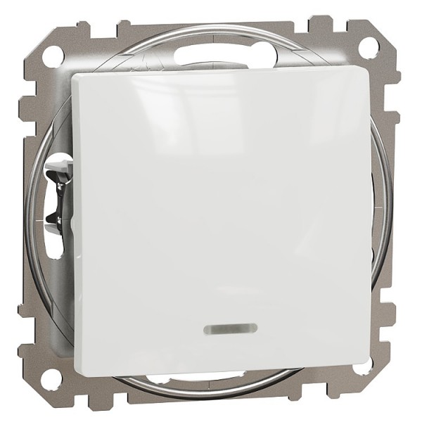 Kapcsoló s váltó+glimm jelzőfénnyel