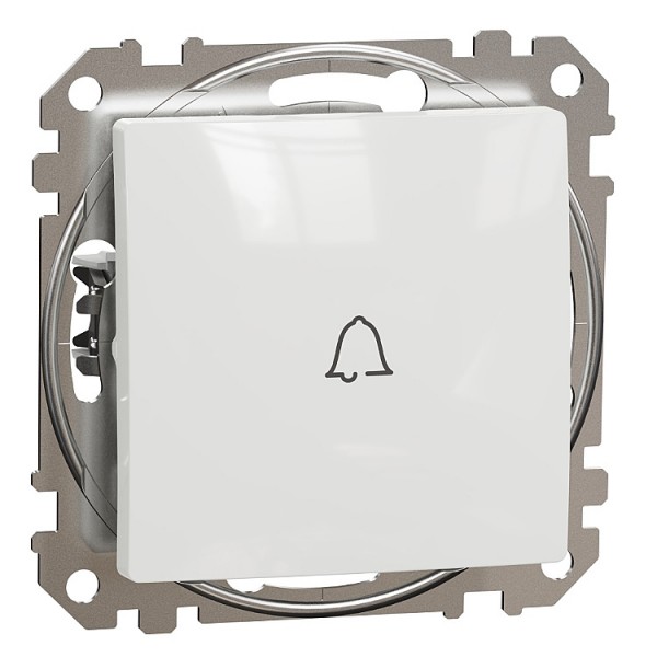 Kapcsoló s nyomó csengőjeles fehér