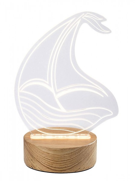 Asztali lámpa LED 2W bükk AKALI