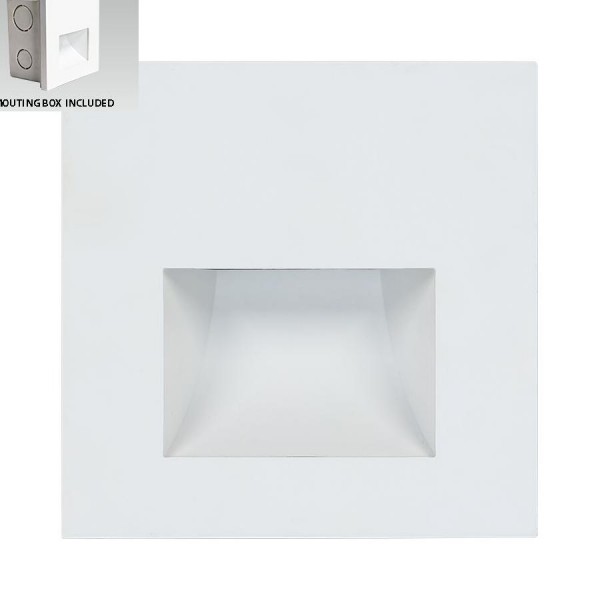 Lépcsővilágító LED 1W fehér STEP LIGHT S