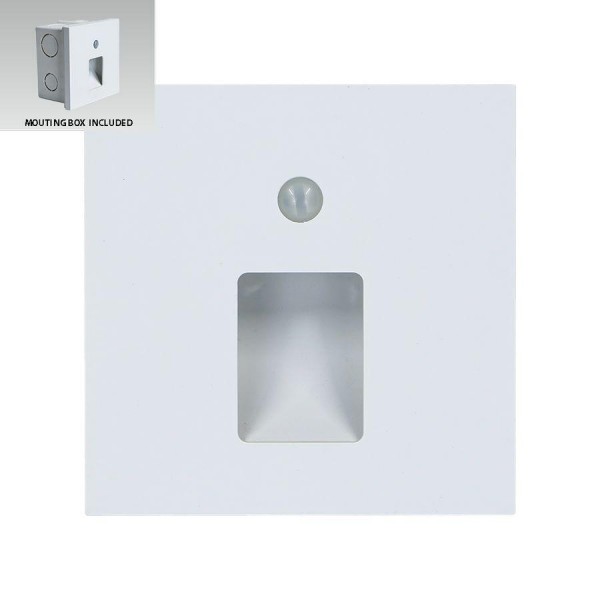 Lépcsővilágító LED 1W fehér STEP LIGHT V