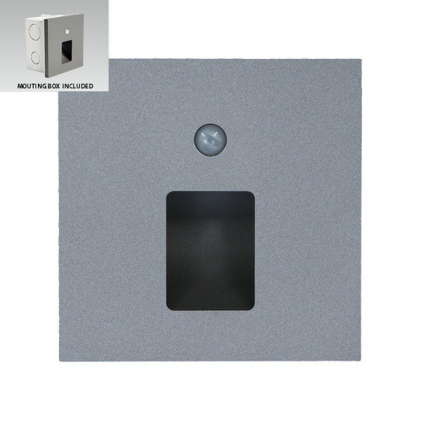 Lépcsővilágító LED 1W szürke STEP LIGHT