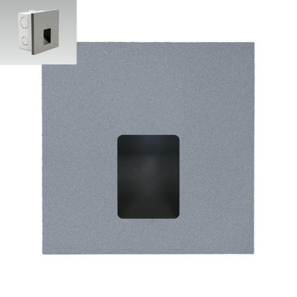 Lépcsővilágító LED 1W szürke STEP LIGHT