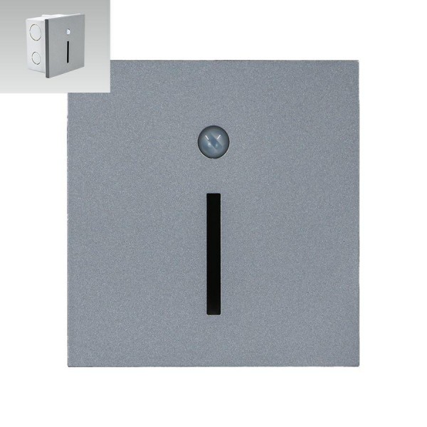 Lépcsővilágító LED 1W szürke STEP LIGHT