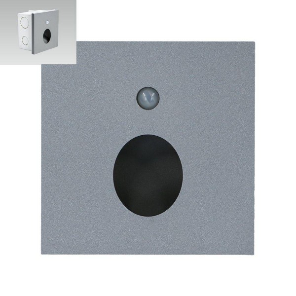 Lépcsővilágító LED 1W szürke STEP LIGHT