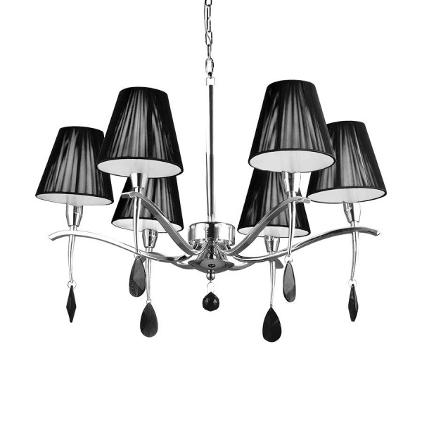 Függeszték E14 40Wx6 króm OXFORD