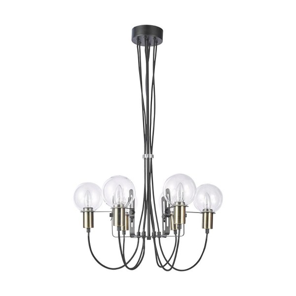 Függeszték E14 40Wx6 bronz ABRAZO