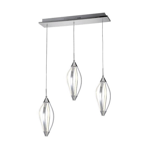 Függeszték LED 39,6W króm SAKURA LED