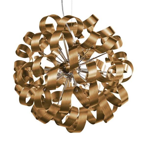 Függeszték G9 33Wx12 arany RIBBON