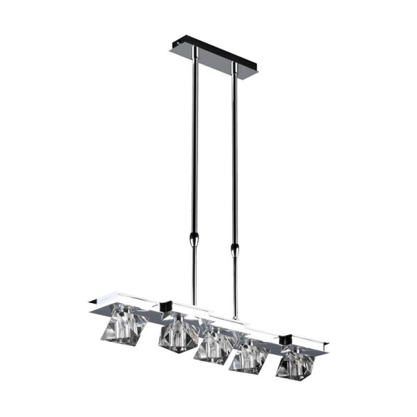 Függeszték G9 33Wx5 króm BAIKO