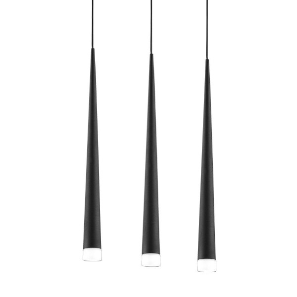 Függeszték G9 33Wx3 fekete EBONY