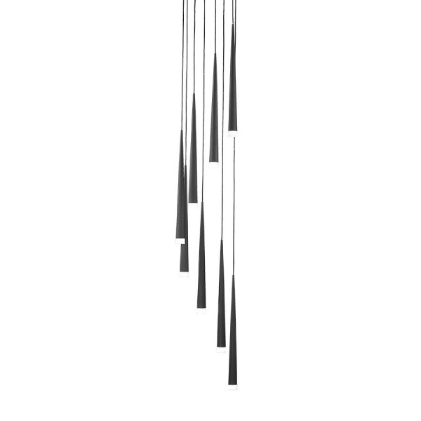 Függeszték G9 33Wx8 fekete EBONY