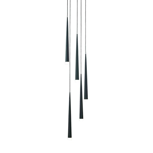 Függeszték G9 33Wx5 fekete EBONY