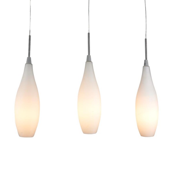 Függeszték E14 60Wx3 fehér TRILIUM