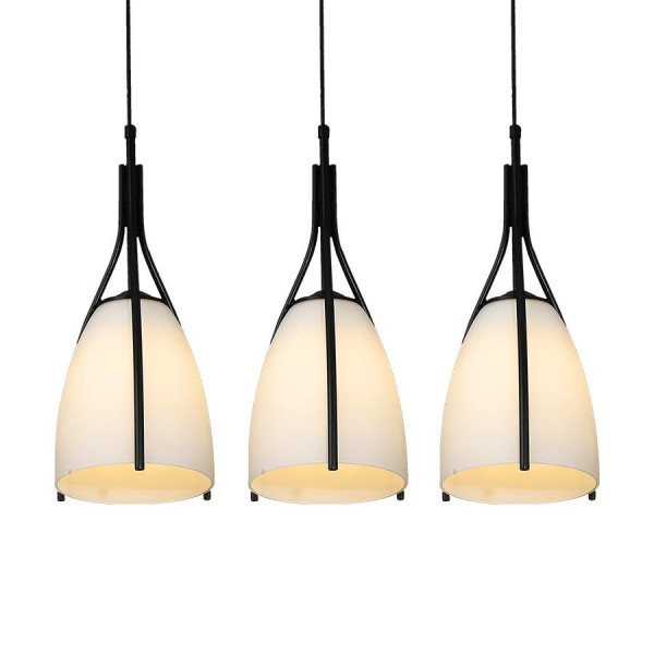 Függeszték E27 60Wx3 fekete ZORZO