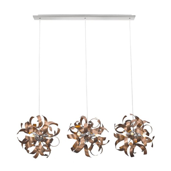 Függeszték G9 33Wx9 réz RIBBON