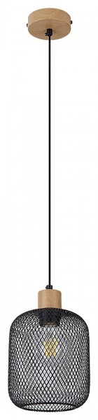 Függeszték E27 60W fekete GRENDEL